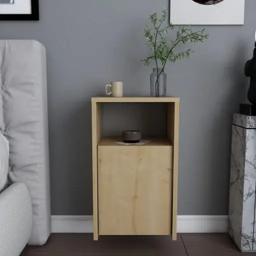 Noptiera Model Terry, Stejar, 36x25.3x61.4cm Preț promoțional