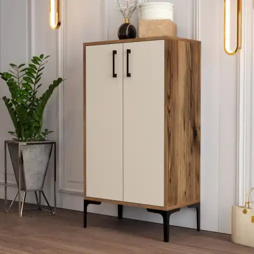 Dulap Pantofi Model Kylan V1, Nuc/Crem Comandă acum
