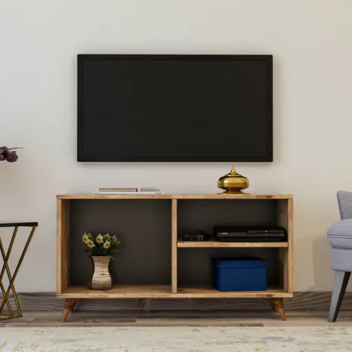 Comoda TV Salvador, Model Zisino, 100x54x35 cm, Pin Discount