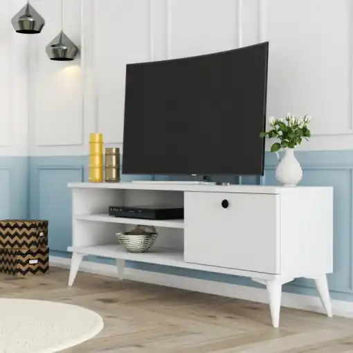 Reducere specială Comoda TV Salvador, Model Retro, 120x44.6x29.5 cm, aaaa
