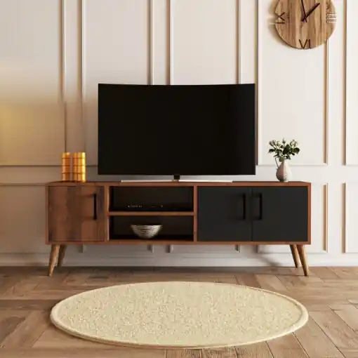 Comoda TV Salvador, Model Exxen, 150x52x34 cm, aaaa Reducere specială