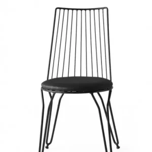 Ofertă specială Set 2 scaune Model Ada, Negru, 44x44x84 cm