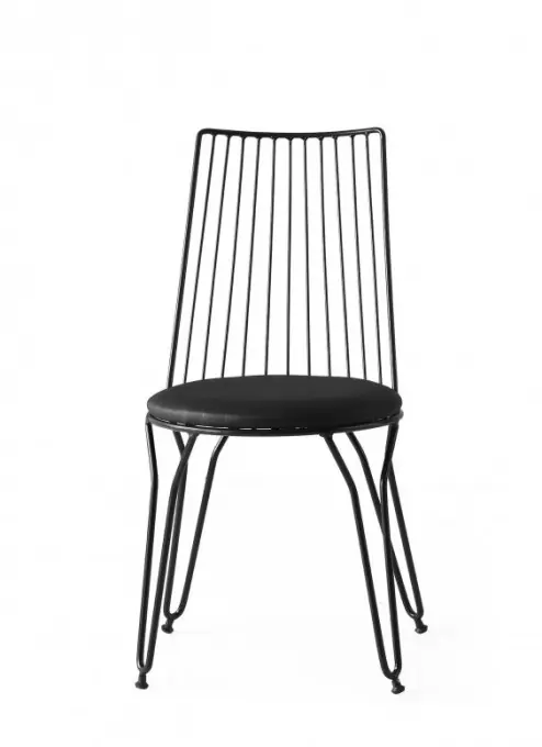Ofertă specială Set 2 scaune Model Ada, Negru, 44x44x84 cm