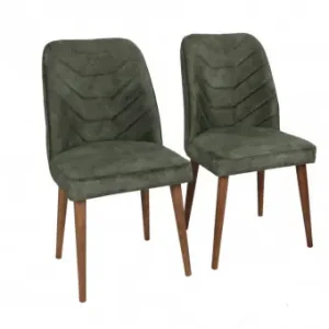 Set 2 scaune Model Dallas, Verde, 50x49x90 cm Livrare rapidă