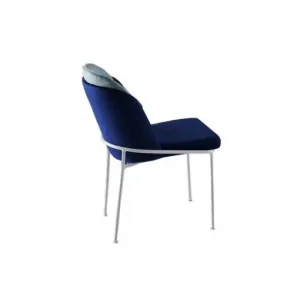 Ultima șansă Set 2 scaune Model Dore, Albastru, 54x55x86 cm