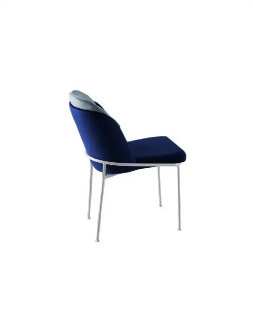 Set 4 scaune Model Dore, Albastru, 54x55x86 cm Livrare rapidă