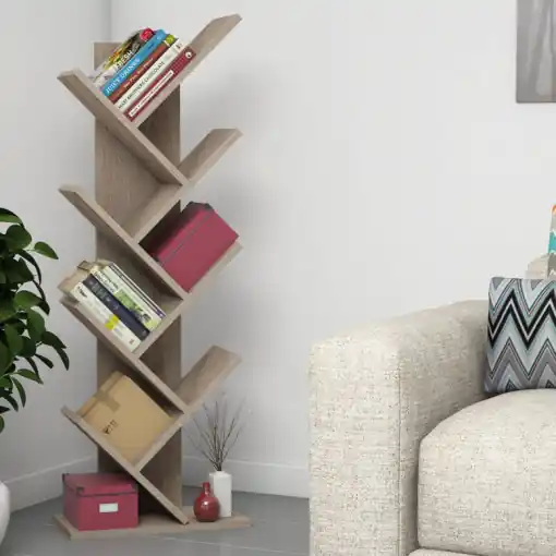 Ofertă exclusivă Biblioteca Salvador, Model Hitit, Nuc
