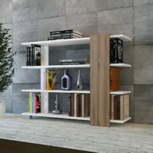 Biblioteca Salvador, Model Nur, Alb/Nuc Disponibil imediat