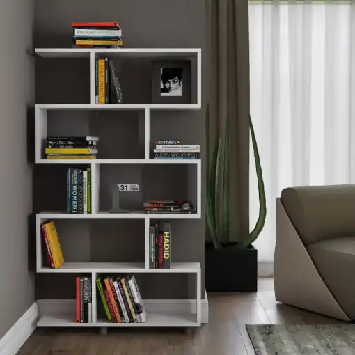 Biblioteca Salvador, Model Elif, Alb Preț mic