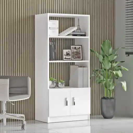 Promoție Biblioteca Salvador, Model Vario, Alb