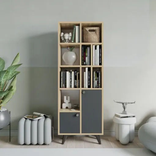 Ofertă exclusivă Biblioteca Salvador, Model Lasko, Stejar