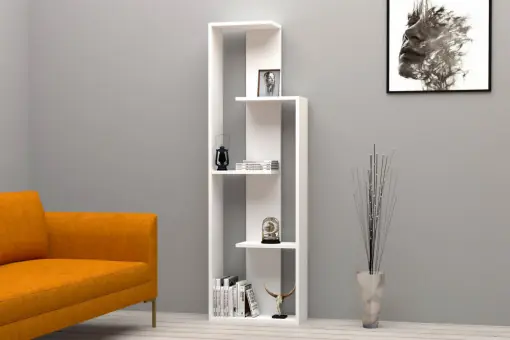 Biblioteca Salvador, Model Wand, Alb Preț redus