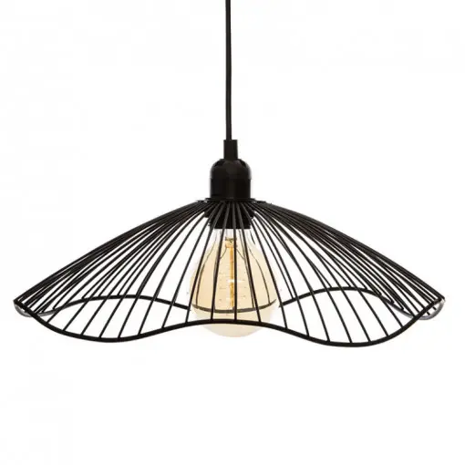 Lustra cu o singura lumin Galt,E27,negru, 34x15,5 cm Promoție