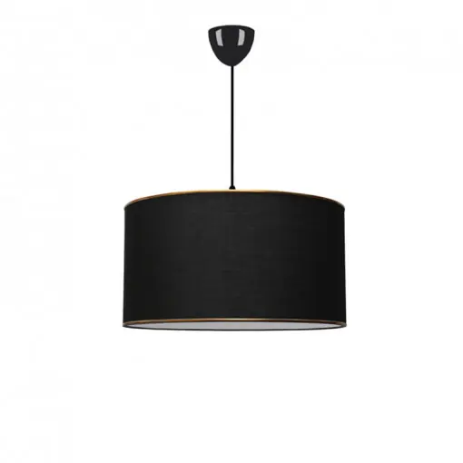 Cumpără online Lustra cu o singura lumina PWL-1091, E27 negru, 38x70 cm