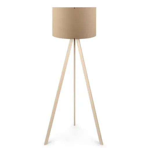 Lampadar PWL-1060, E27 natural-cafea, 38x140 cm Popular