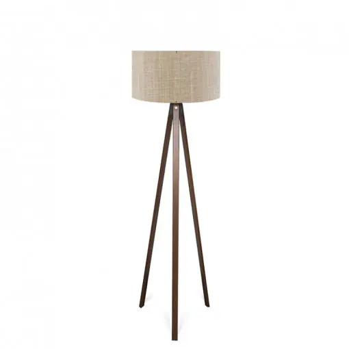 Popular Lampadar PWL-1059, E27 bej-nuc, 38x140 cm