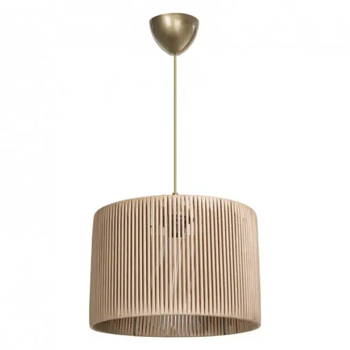 Lustra cu o singura lumina PWL-1118, E27 natural, 30x75 cm Reducere specială