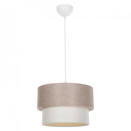 Lustra cu o singura lumina PWL-1194, E27 bej, 30x72 cm Popular
