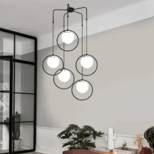Preferatul clienților Lustra Dolunay - 4511 Negru Alb