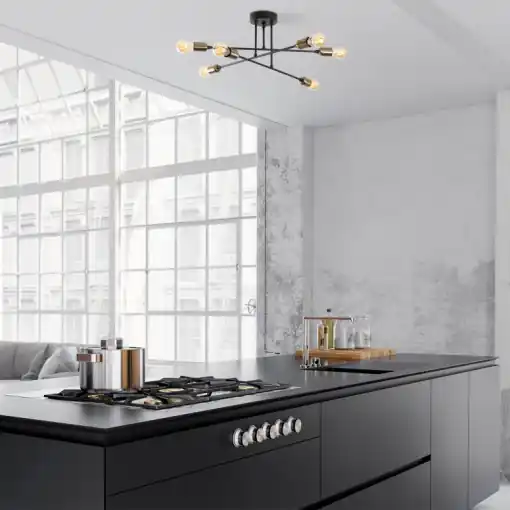 Lustra Fleur - 1501 Negru Cumpără acum