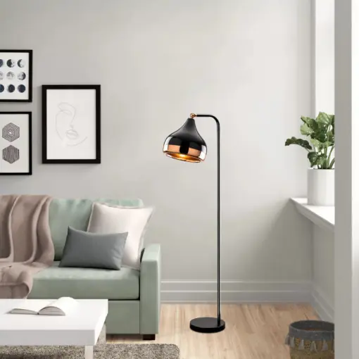 Lampadar Yildo - 6906 Negru Cupru Preț promoțional