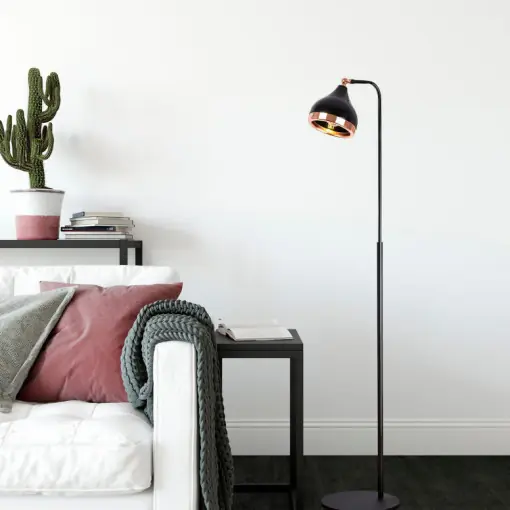 Discount Lampadar Yildo - NT - 146 Negru Cupru