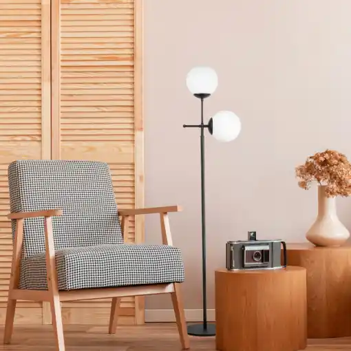 Lampadar Mudoni-MR-955-1 Negru Plată sigură