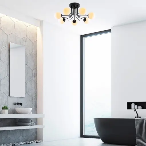 Livrare rapidă Lustra Daisy-147-AV Negru