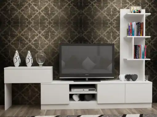 Ofertă de sezon Comoda TV Team - Alb