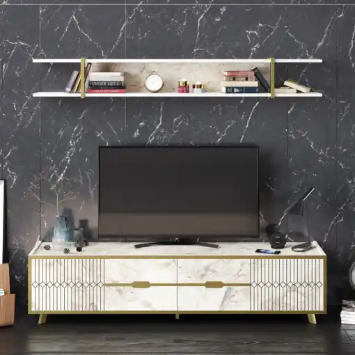Comoda TV Frida - Alb Discount