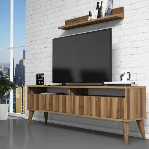 Comoda TV Best - Walnut Expediere rapidă