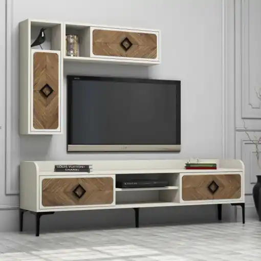Comoda TV Samba - Crem Noutate