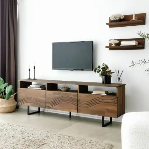 Preț mic Comoda TV Onda - Walnut
