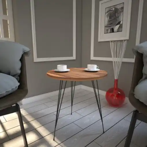 Masuta de Cafea Model Kellen, 40x40x44 cm, Nuc Comandă acum