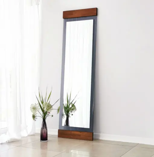 Oglinda de Podea Murano - Walnut Reducere specială