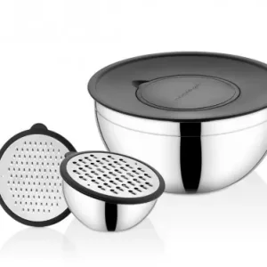 Set 6 cutii de depozitare alimente N18100, Argintiu Disponibil imediat