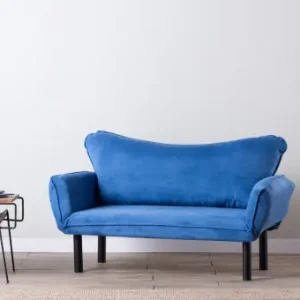 Discount Canapea 2 locuri Chatto, Albastru