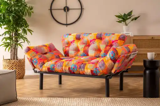 Canapea 2 locuri Nitta, Multicolor Bestseller