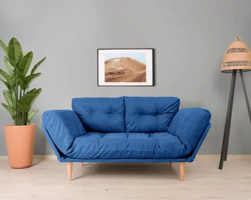 Reducere Canapea 3 locuri Nina, Parliament Blue