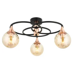 Lustra AR-1661-3BSY Negru/Bronz Preferatul clienților