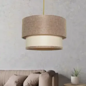 Lustra Tubol - Beige Bej/Crem Preț redus