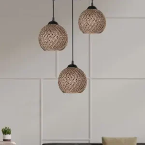 Lustra Crayon - Jute Black Bej Doar azi
