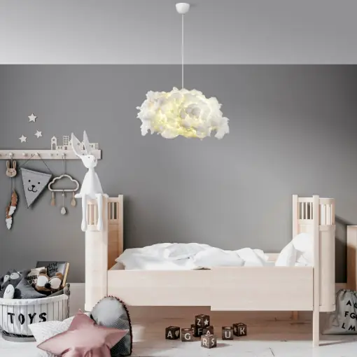 Discount Lustra Cloud - White Alb