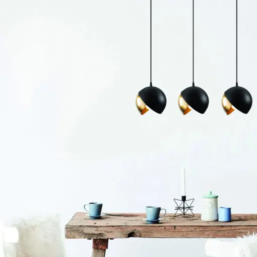 Cumpără acum Lustra Berceste - 252-S1 Negru/Auriu