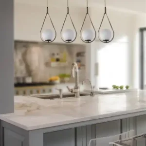 Lustra Damla 4 Lü Sıralı Beyaz Camlı Eskitme Sarkıt Alb/Aramiu Reduceri