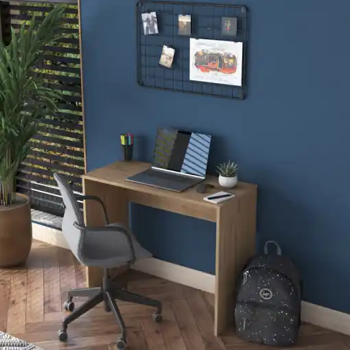 Ofertă Birou Salvador, model HA114, 90x73x40 cm, Nuc