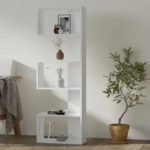 Ofertă exclusivă Raft pentru cărți Model Carter, Alb