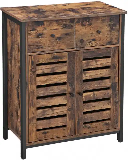 Ofertă Comoda Model Pearl, Maro rustic, 68.6x30x80 cm