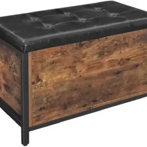 Comoda Model Ahmir, Maro rustic/Negru, 80x40x50 cm Livrare expres