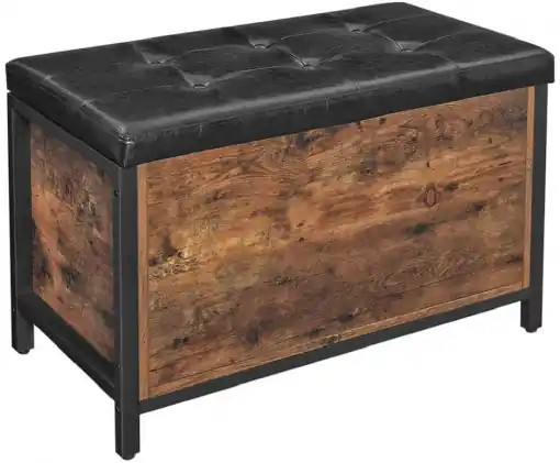 Comoda Model Ahmir, Maro rustic/Negru, 80x40x50 cm Livrare expres